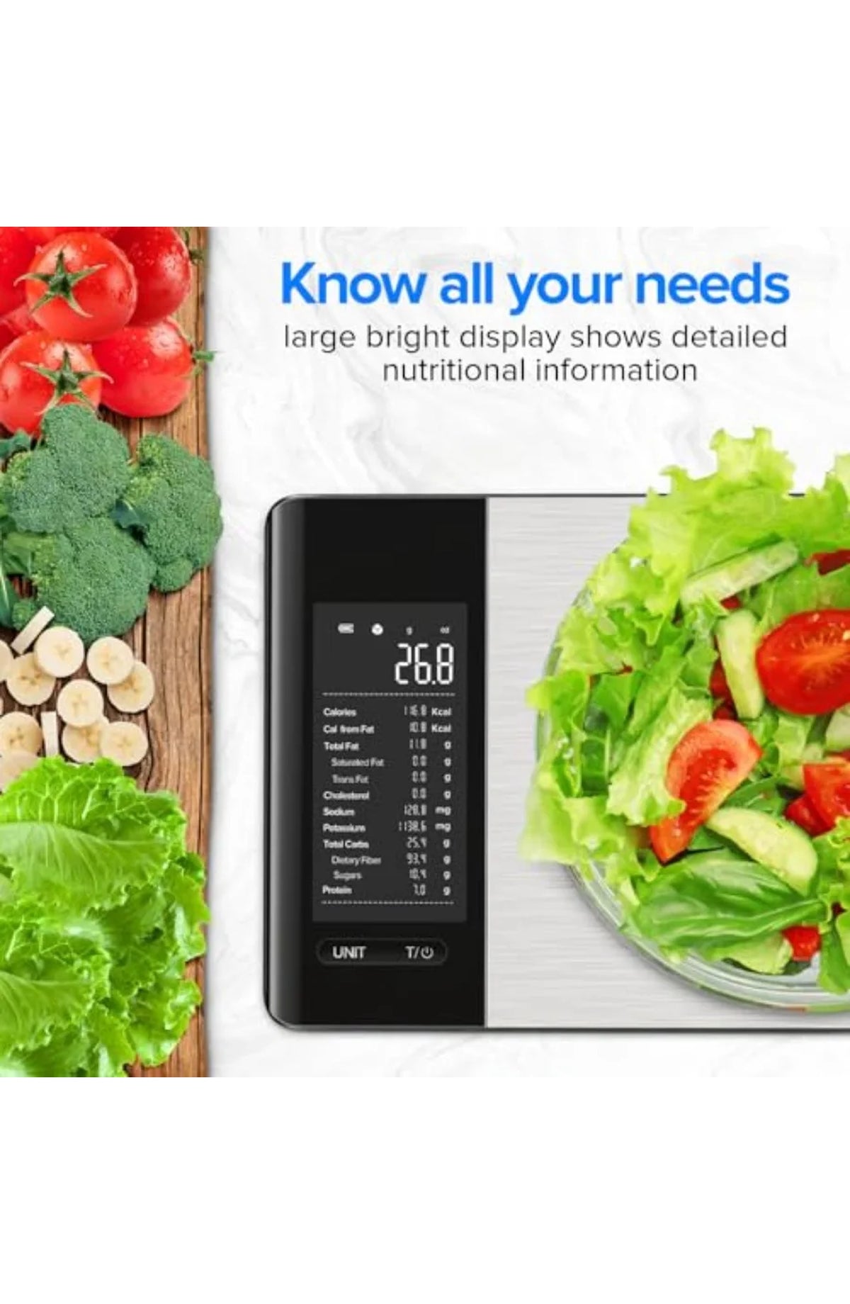 Smart Kitchen Scale with Nutritional Calculator - view 2