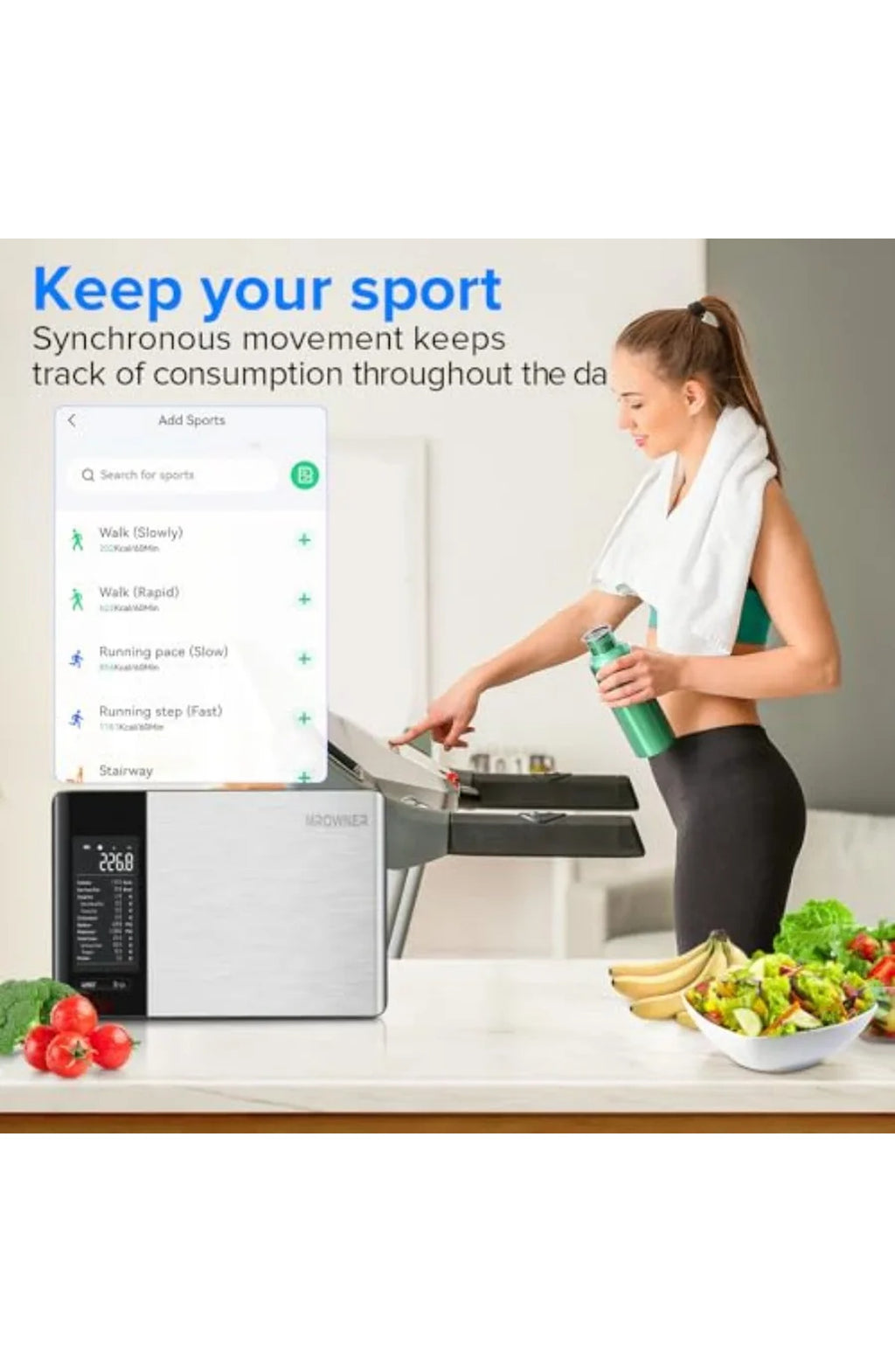 Smart Kitchen Scale with Nutritional Calculator - view 5