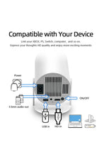 Smart Projector with Bluetooth and 4K Input - view 2