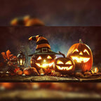 Sound-Activated Talking Pumpkin - Motion Halloween Decoration
