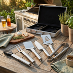 BBQ Tool Set Stainless Steel with Carry Case, Grilling Utensils Kit