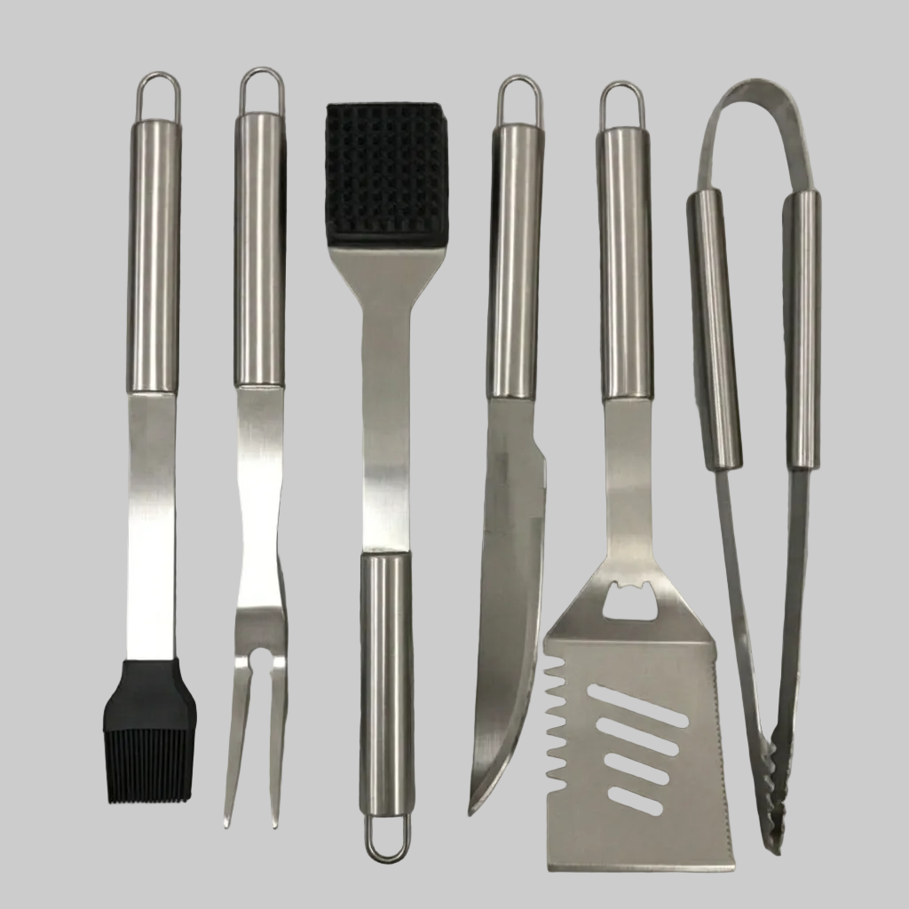 BBQ Tool Set Stainless Steel with Carry Case, Grilling Utensils Kit