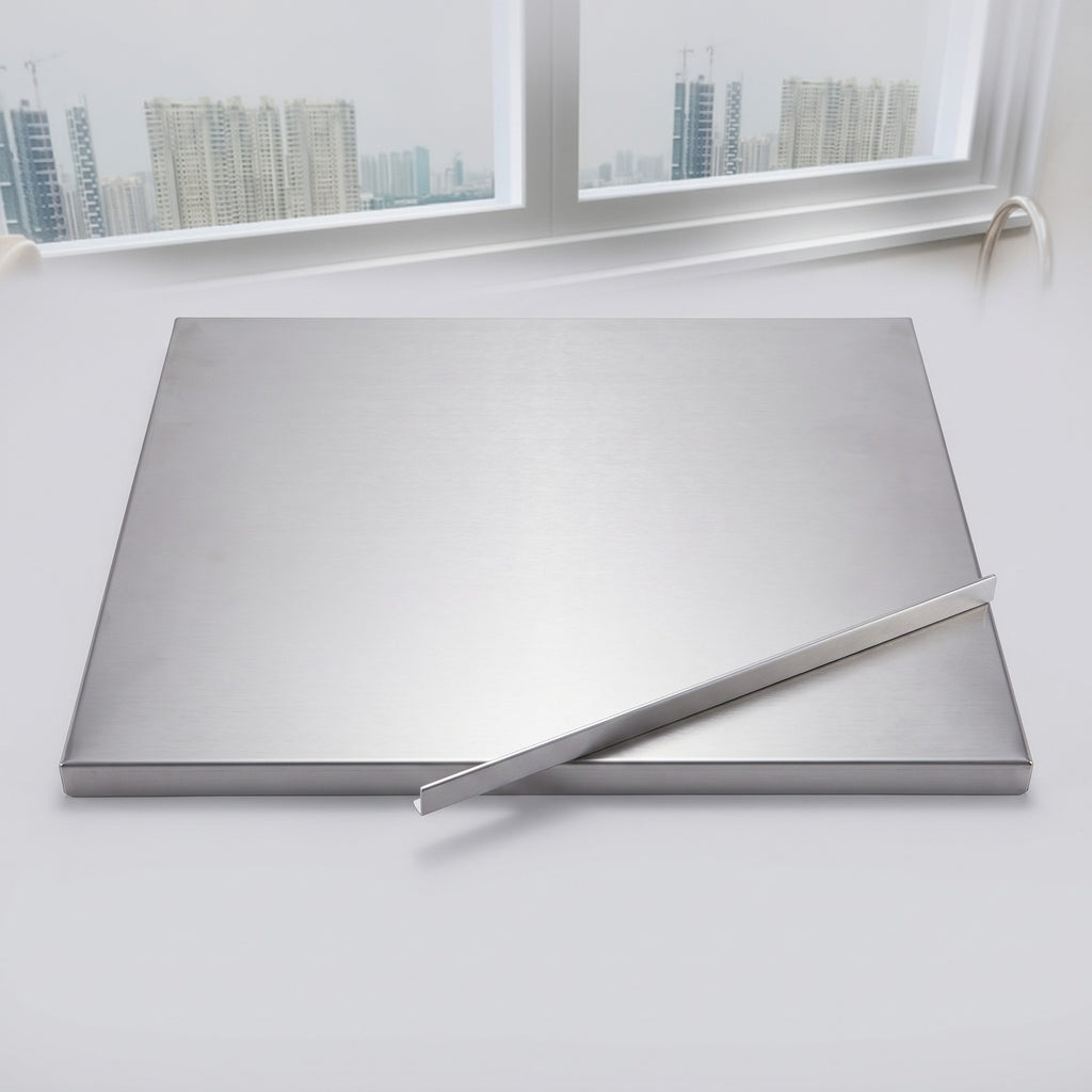 Stainless Steel Food Prep Board 15.7-19.7 In
