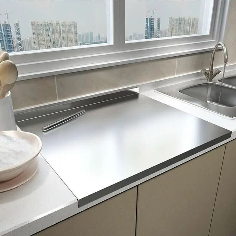 Stainless Steel Food Prep Board 15.7-19.7 In
