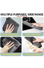 Thickened Microfiber Cleaning Cloth | Streak-Free and Lint-Free Glass Cloth for Windows, Mirrors and Stainless Steel | 4 Sizes