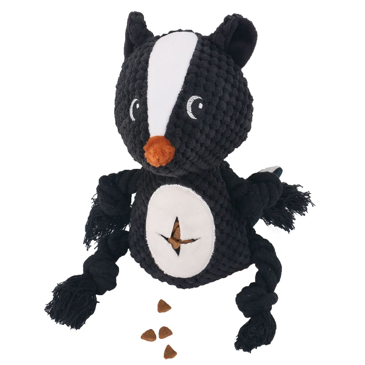 Tough Dog Chew Toy for Aggressive Chewers, Teeth Cleaning – 13 Styles – Skunk