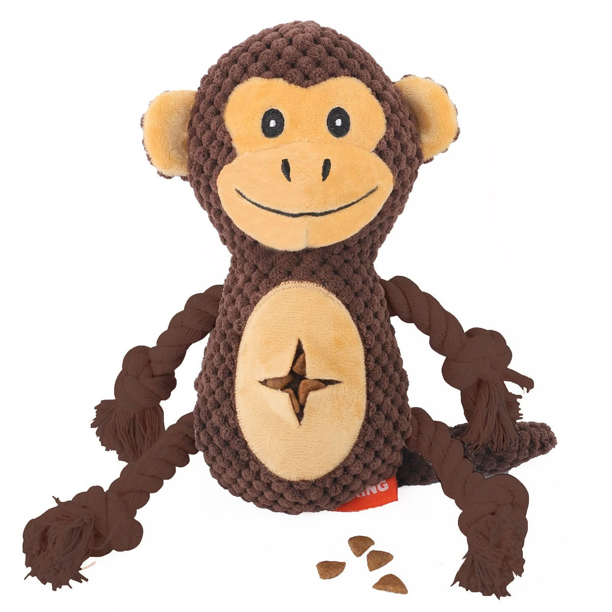 Tough Dog Chew Toy for Aggressive Chewers, Teeth Cleaning – 13 Styles – Monkey