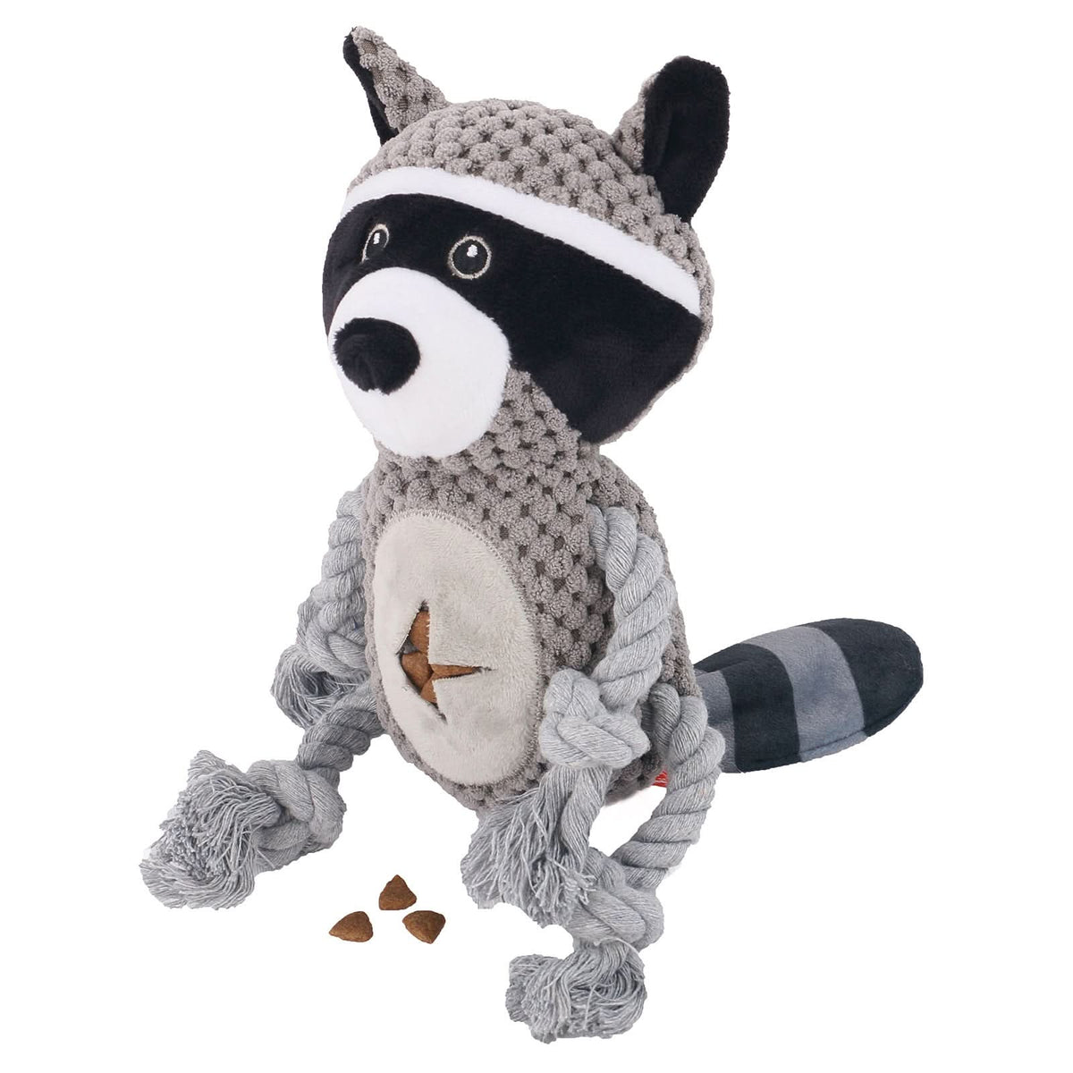 Tough Dog Chew Toy for Aggressive Chewers, Teeth Cleaning – 13 Styles – Raccoon