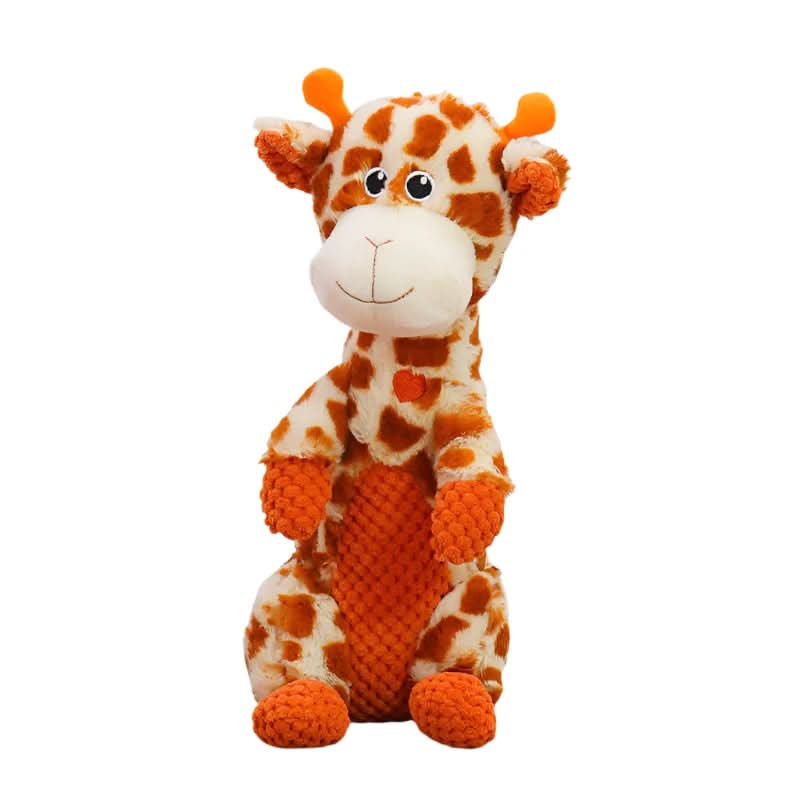 Tough Dog Chew Toy for Aggressive Chewers, Teeth Cleaning – 13 Styles – Giraffe