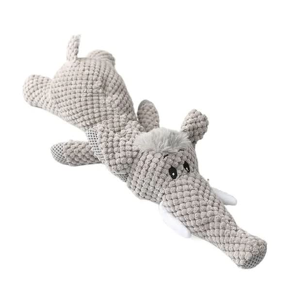 Tough Dog Chew Toy for Aggressive Chewers, Teeth Cleaning – 13 Styles – Elephant