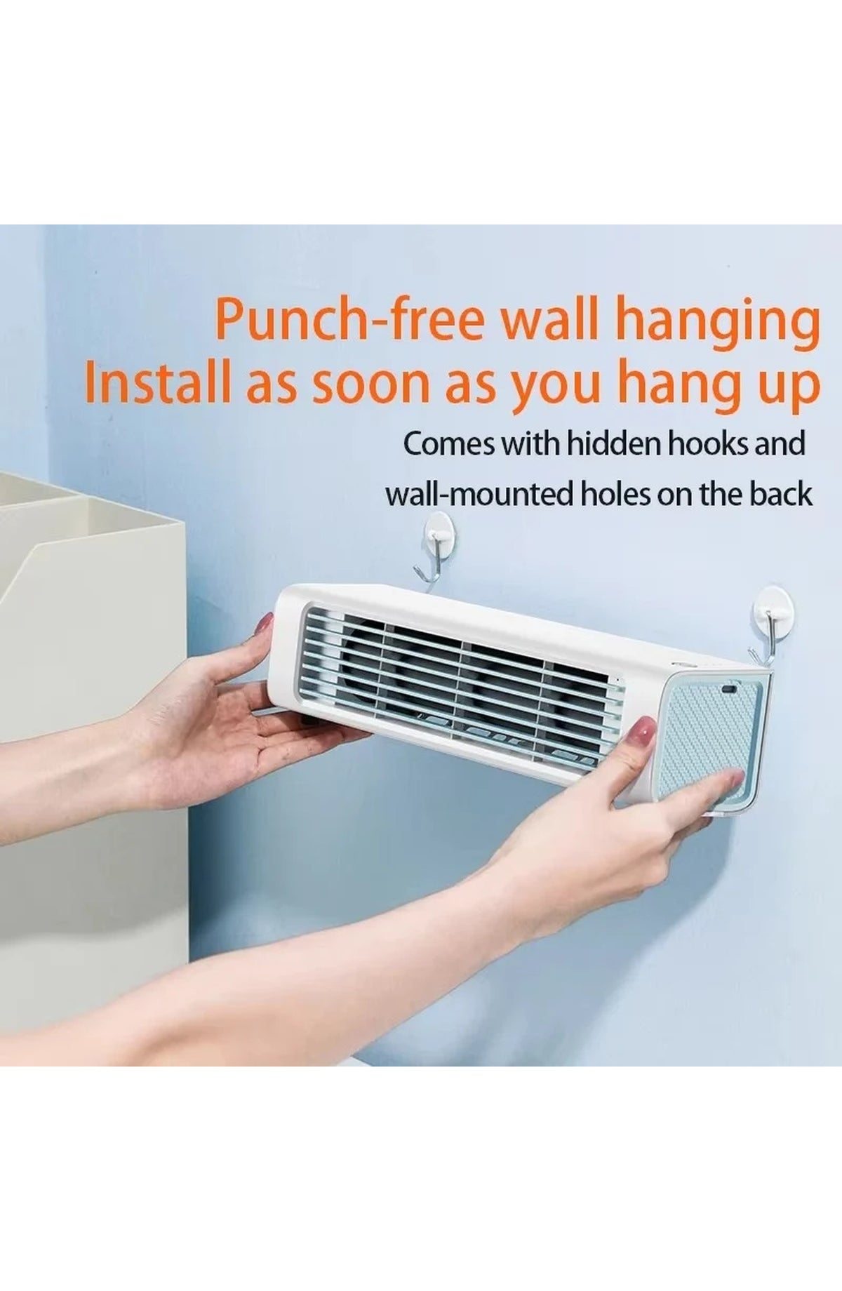 Ultra-Quiet Bladeless Fan, Wall Mounted - view 5