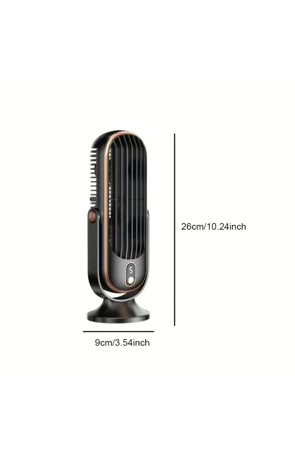 Ultra-Quiet USB Desk Fan, Rechargeable - view 6