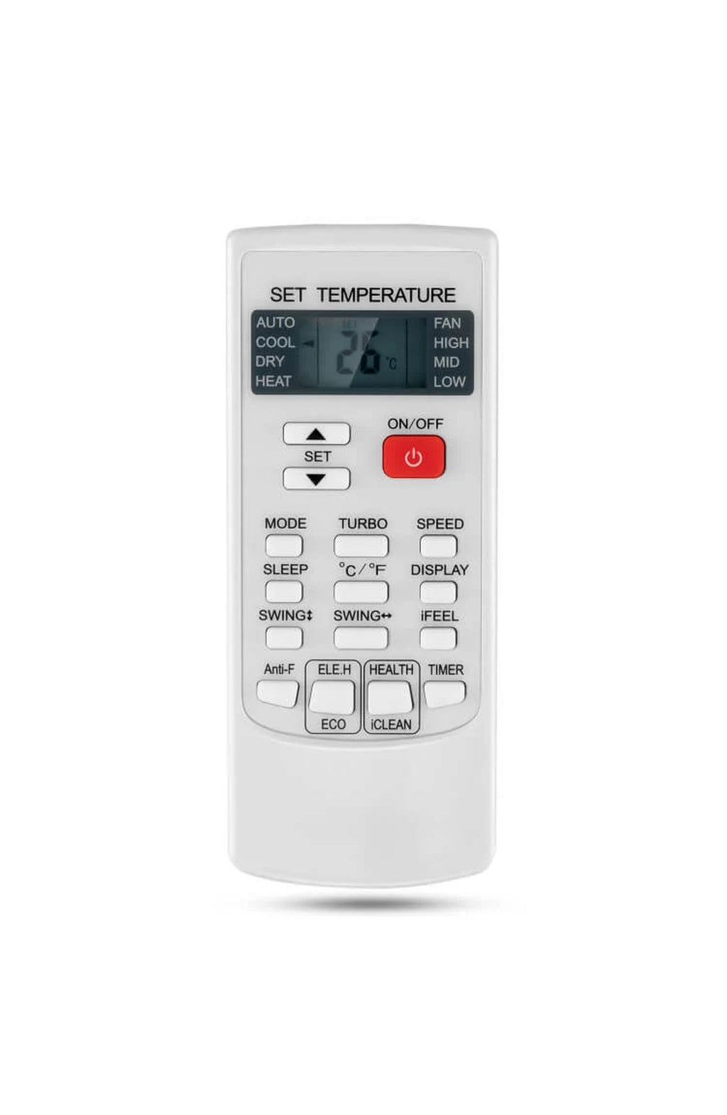 Universal Air Conditioner Remote with Timer