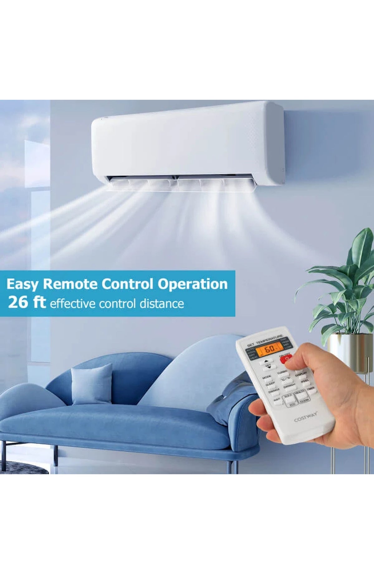 Universal Air Conditioner Remote with Timer - view 5