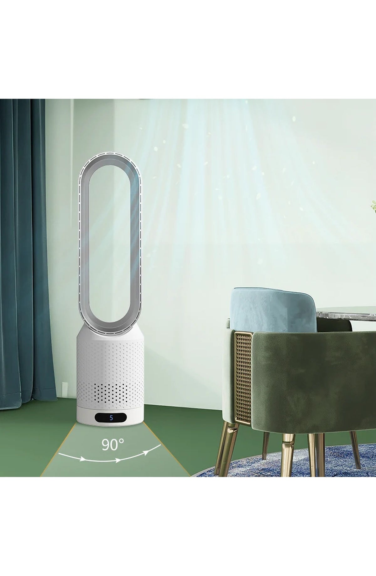 3-in-1 Air Cooler Fan with Oscillation - view 5