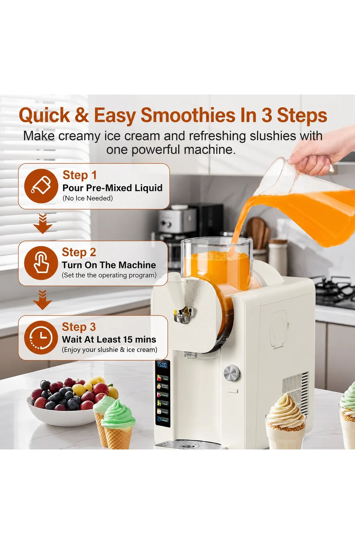 2-in-1 Ice Cream and Slush Maker - view 4