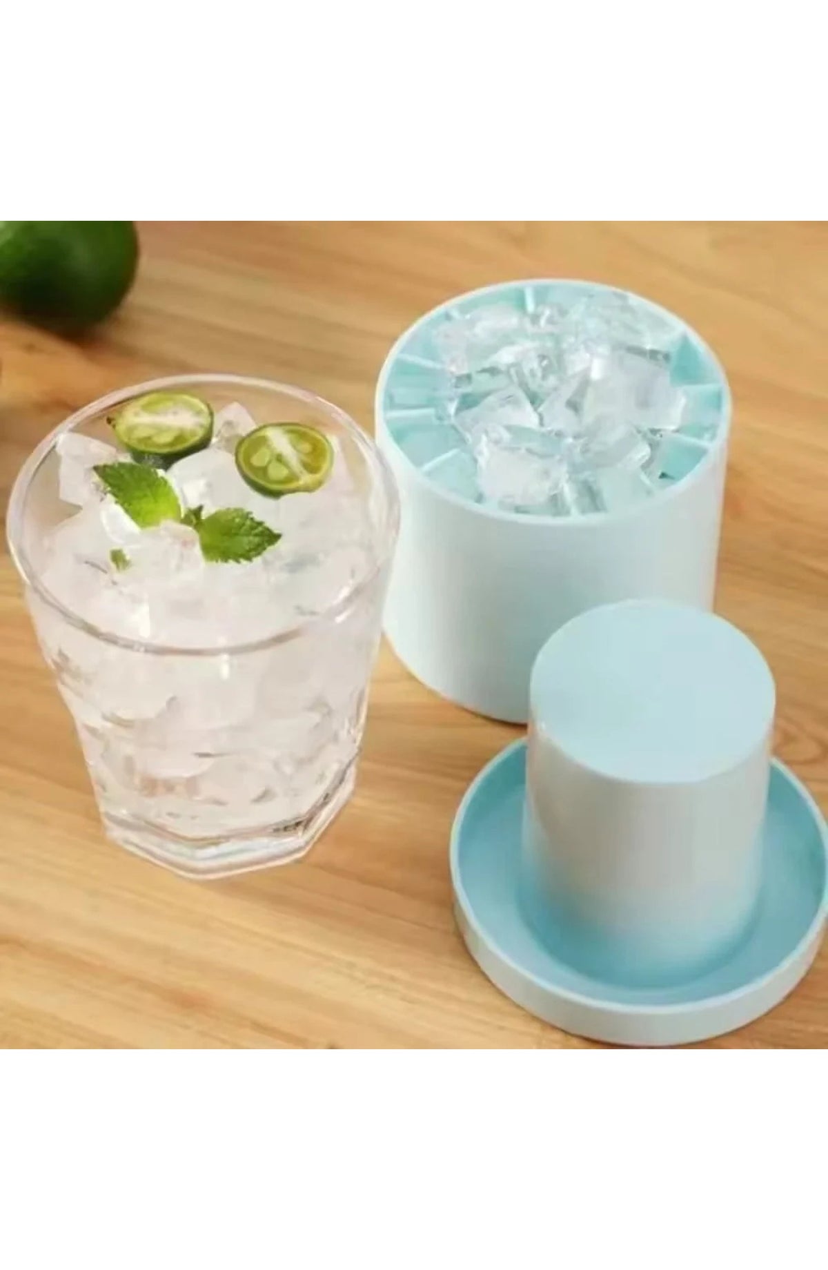 Stackable Silicone Ice Cube Tray with Lid - view 2