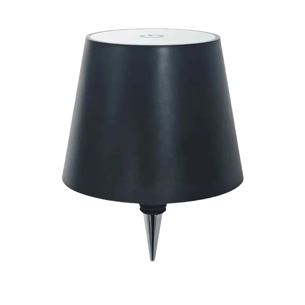Wireless Bottle Lamp - Touch Dimmable LED Bottle Stopper Light – Black