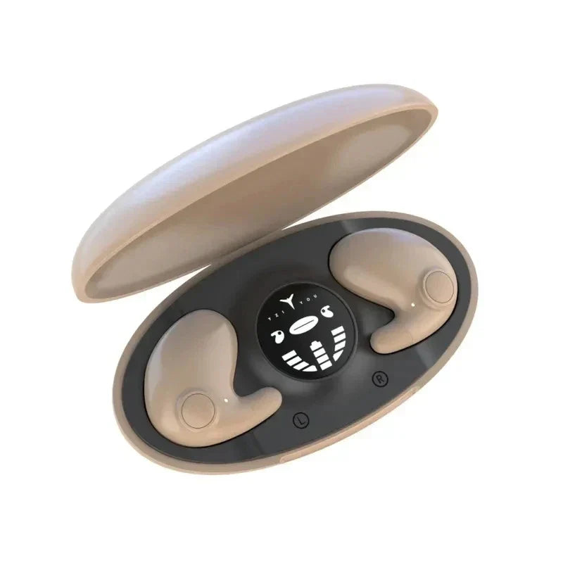 Wireless Sleep Headphones, Bluetooth 5.3 Sleeping Earbuds, IPX5 Rated – Khaki