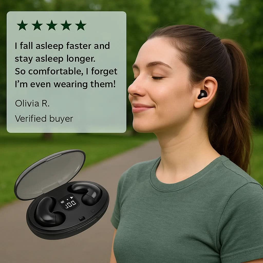 Wireless Sleep Headphones, Bluetooth 5.3 Sleeping Earbuds, IPX5 Rated