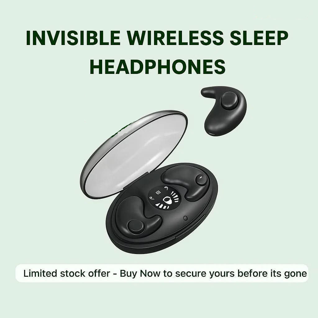 Wireless Sleep Headphones, Bluetooth 5.3 Sleeping Earbuds, IPX5 Rated