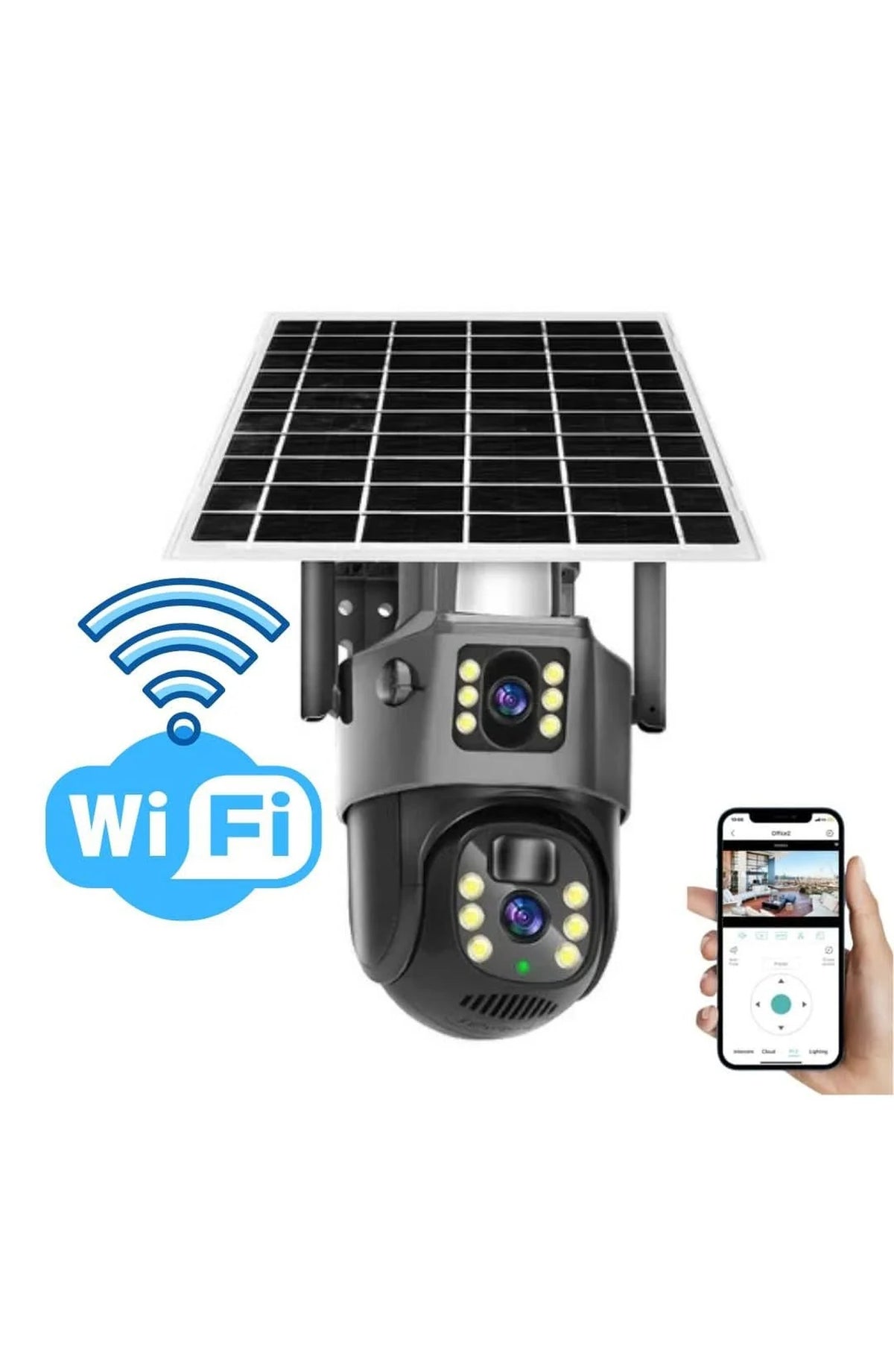 Wireless Outdoor Security Camera, Solar Powered - view 4
